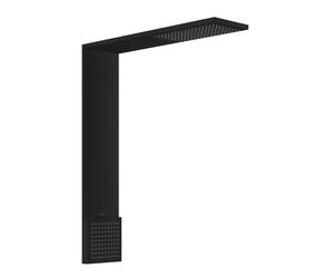 hansgrohe AXOR DuchaComposición módulo de ducha 110/220, 1jet, con ducha de hombro, proyección 424mm, 12593670, Color: negro mate