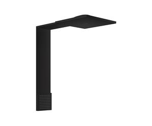 hansgrohe AXOR DuchaComposición módulo de ducha 250/250, 2jet, con ducha de hombro, proyección 488mm, 12594670, Color: negro mate