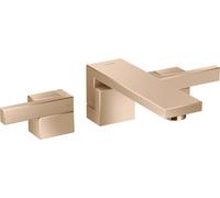 hansgrohe AXOR Edge grifo de lavabo empotrado de 3 orificios, montaje en pare...