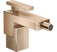 hansgrohe AXOR Edge mezclador monomando de bidé con juego de desagüe Push-Open,
