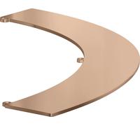 hansgrohe AXOR Estante Suite, metal, 505x636mm, 42006300, Color: Oro rojo pulido