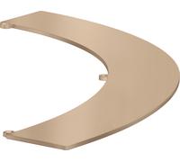 hansgrohe AXOR Estante Suite, metal, 505x636mm, 42006310, Color: Oro rojo cepillado