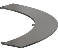 hansgrohe AXOR Estante Suite, metal, 505x636mm, 42006330, Color: Cromo negro pulido