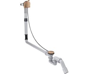 hansgrohe AXOR Flexaplus S juego completo, desagüe y rebosadero, para bañeras especiales, 58317310, Color: Oro rojo cepillado