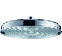hansgrohe AXOR Montreux 1jet, rociador de disco, 240mm, 28474800, Color: aspecto de acero inoxidable