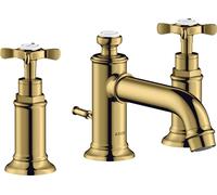 hansgrohe AXOR MONTREUX 3 orificios grifo de lavabo 30, juego de desagüe de b...