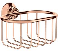hansgrohe AXOR Montreux cesta de jabón, 42065300, color: oro rojo pulido