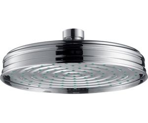 hansgrohe AXOR Montreux Ducha de disco de 1 chorro, 180 mm, 28487950, Color: Latón cepillado