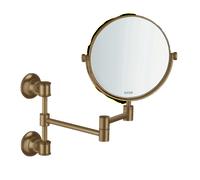 hansgrohe AXOR Montreux Espejo de afeitado, 42090140, Color: Bronce cepillado