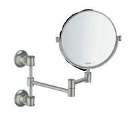 hansgrohe AXOR Montreux Espejo de afeitado, 42090800, Color: Óptica de acero inoxidable