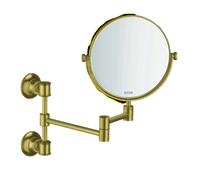 hansgrohe AXOR Montreux Espejo de afeitado, 42090950, Color: Latón cepillado