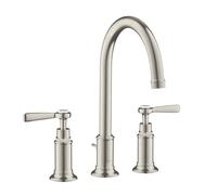 hansgrohe AXOR Montreux grifo de lavabo de 3 agujeros 180, juego de desagüe d...