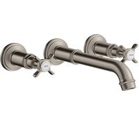 hansgrohe AXOR Montreux grifo de lavabo empotrado de 3 orificios, montaje en ...