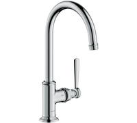 hansgrohe AXOR Montreux Mezclador monomando de lavabo 210, sin residuos, voladizo de 175 mm, 16518000, Color: cromado