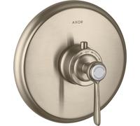 hansgrohe AXOR Montreux Termostato 43 l/min empotrado, mango de palanca, 16823820, Color: Níquel Cepillado