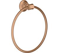 hansgrohe AXOR Montreux toallero en forma de anillo, 42021140, Color: Bronce cepillado