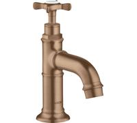 hansgrohe AXOR Montreux Válvula estacionaria de suelo sin juego de desagüe, sólo para conexión de agua fría, 16530310, Color: Oro rojo cepillado