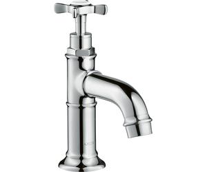 hansgrohe AXOR Montreux Válvula estacionaria de suelo sin juego de desagüe, sólo para conexión de agua fría, 16530000, Color: cromado