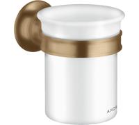 hansgrohe AXOR Montreux vaso de cepillo de dientes, 42134140, Color: Bronce cepillado