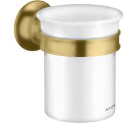 hansgrohe AXOR Montreux vaso de cepillo de dientes, 42134250, Color: Óptica de oro cepillado