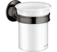 hansgrohe AXOR Montreux vaso de cepillo de dientes, 42134330, Color: Cromo negro pulido