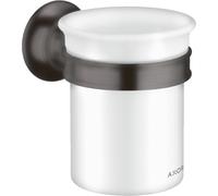 hansgrohe AXOR Montreux vaso de cepillo de dientes, 42134340, Color: Cromo negro cepillado