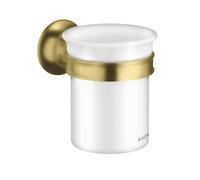 hansgrohe AXOR Montreux vaso de cepillo de dientes, 42134950, Color: Latón cepillado
