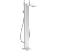 hansgrohe AXOR MyEdition Mezclador monomando para bañera de pie, 47440000, Color: cristal cromado / espejo