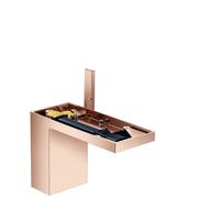 hansgrohe AXOR MyEdition Mezclador monomando de lavabo 110, con juego de desagüe, sin placa, proyección 150mm, 47032300, Color: Oro rojo pulido