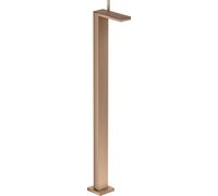 hansgrohe AXOR MyEdition Mezclador monomando de lavabo de pie con juego de desagüe, sin placa, 47042310, Color: Oro rojo cepillado