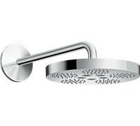 hansgrohe AXOR Una alcachofa de ducha 280 de 1 chorro con brazo de ducha, 48491000, Color: cromado