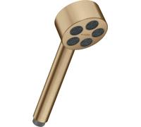hansgrohe AXOR One ducha de mano 75 1jet EcoSmart, 48651140, Color: Bronce cepillado