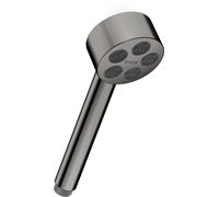 hansgrohe AXOR One ducha de mano 75 1jet EcoSmart, 48651330, Color: Cromo negro pulido