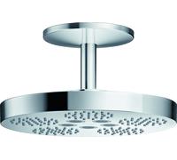hansgrohe AXOR One ducha de techo 280 2jet con conexión al techo, 48494000, Color: cromado