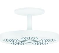 hansgrohe AXOR One ducha de techo 280 2jet con conexión al techo, 48494700, Color: Blanco Mate