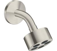 hansgrohe AXOR One ducha de techo 75 1jet EcoSmart con brazo de ducha, 48490800, Color: Óptica de acero inoxidable