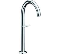 hansgrohe AXOR One grifería de lavabo Select+ 260 para lavabos con desagüe automático Push-Open, 165 mm de saliente, 48030000, Color: cromado
