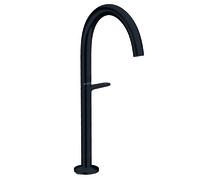 hansgrohe AXOR One grifería de lavabo Select+ 260 para lavabos con juego de desagüe Push-Open, 165 mm de proyección, 48030670, Color: Negro Mate