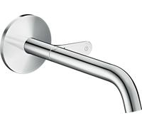 hansgrohe AXOR One mezclador de lavabo para montaje en pared Select+, empotrado, proyección 220mm, 48112000, Color: cromado