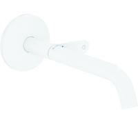 hansgrohe AXOR One mezclador de lavabo para montaje en pared Select+, empotrado, proyección 220mm, 48112700, Color: Blanco Mate