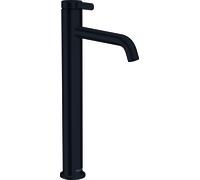 hansgrohe AXOR One Mezclador monomando de lavabo 260 con maneta y desagüe automático, proyección 180mm, 48002670, Color: Negro Mate