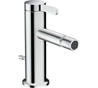 hansgrohe AXOR One mezclador monomando para bidé con juego de desagüe, proyección 113mm, 48210000, Color: cromado