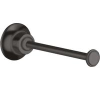 hansgrohe AXOR Portapapel de Montreux, 42028340, Color: Cromo negro cepillado