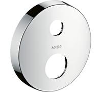 hansgrohe AXOR roseta de extensión, redonda, 2 agujeros, 14961820, Color: Níquel Cepillado