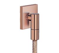 hansgrohe AXOR Salida de pared Fine Conexión de pared angular, 36738300, Color: Oro rojo pulido