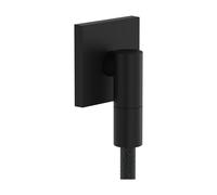 hansgrohe AXOR Salida de pared Fine Conexión de pared angular, 36738670, Color: Negro mate