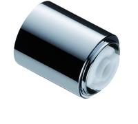 hansgrohe AXOR ShowerCollection Kit de ampliación para módulo de termostato enrasado, 10790340, Color: Cromo negro cepillado