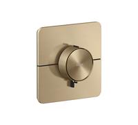 hansgrohe AXOR ShowerSelect ID termostato, Highflow, empotrado, softsquare, 36775140, Color: Bronce cepillado
