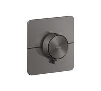 hansgrohe AXOR ShowerSelect ID termostato, Highflow, empotrado, softsquare, 36775340, Color: Cromo negro cepillado