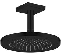 hansgrohe AXOR ShowerSolutions conexión de techo, angular, 100mm, 26437670, Color: negro mate